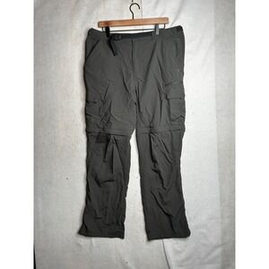 Alpine Design Mens Convertible Hiking Cargo Pants Gray Zip Off Shorts Size L